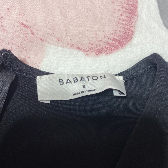 Aritzia Babaton Harrington Black Mini Sleeveless V-Neck Dress Size 8 - Picture 11 of 13